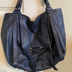 Kooba Jonnie Navy leather bag